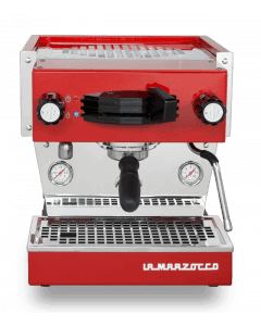 لا مارزوكو لينيا ميني ماكينة إسبريسو غلاية مزدوجة نظام ثلاثي – أحمر