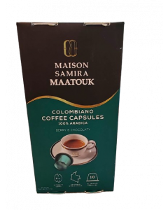 Explore Exquisite Flavor with MSM Colombian Single Origin Coffee Capsules, 5.5g x 10