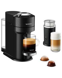 Nespresso GCV1 Vertuo Next Coffee Machine With Aeroccino Bundle-Black