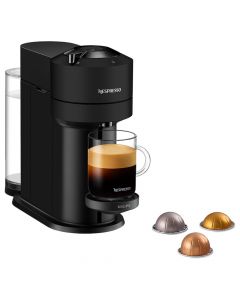 Nespresso GCV1 Vertuo Next Coffee Machine With Aeroccino Bundle-Matt Black