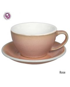 Loveramics Egg Set Cafe Latte Cup & Saucer, 300ml (6)-Rose