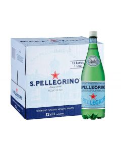 San Pellegrino Natural Sparkling Water - 12x1L Glass Bottles