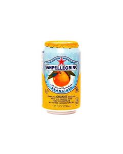 San Pellegrino Aranciata Sparkling Juice in a pack of 24x330ml cans