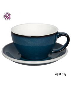 Loveramics Egg Set Cafe Latte Cup & Saucer, 300ml (6)-Night Sky