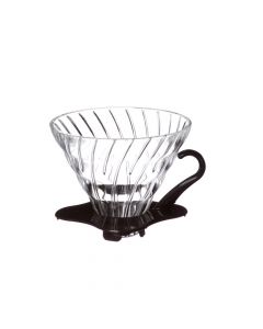 Hario V60 Glass Coffee Dripper Black 02