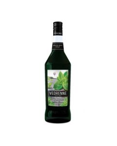 Vedrenne Green Mint Syrup 1L - Pack of 6: Refreshing Minty Coolness in Every Bottle
