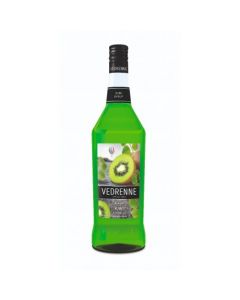 Vedrenne Kiwi Syrup 1L - Pack of 6: Taste the Refreshing Essence of Tropical Kiwi