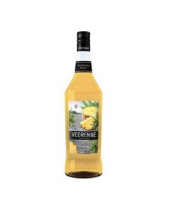 Vedrenne Pineapple Syrup 1L - Pack of 6: Tropical Paradise in Every Pour