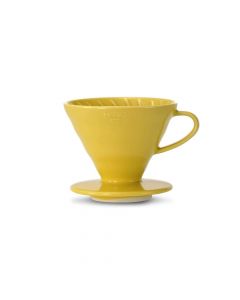 Hario V60 Ceramic Coffee Dripper Size 02-Yellow