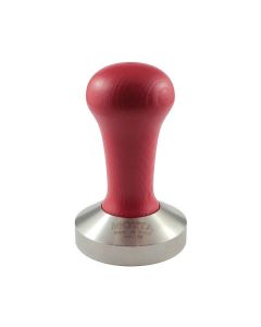 Motta 54 MM Coffee Tamper with Stainless Steel Flat Base, Compatible with Sage-Red